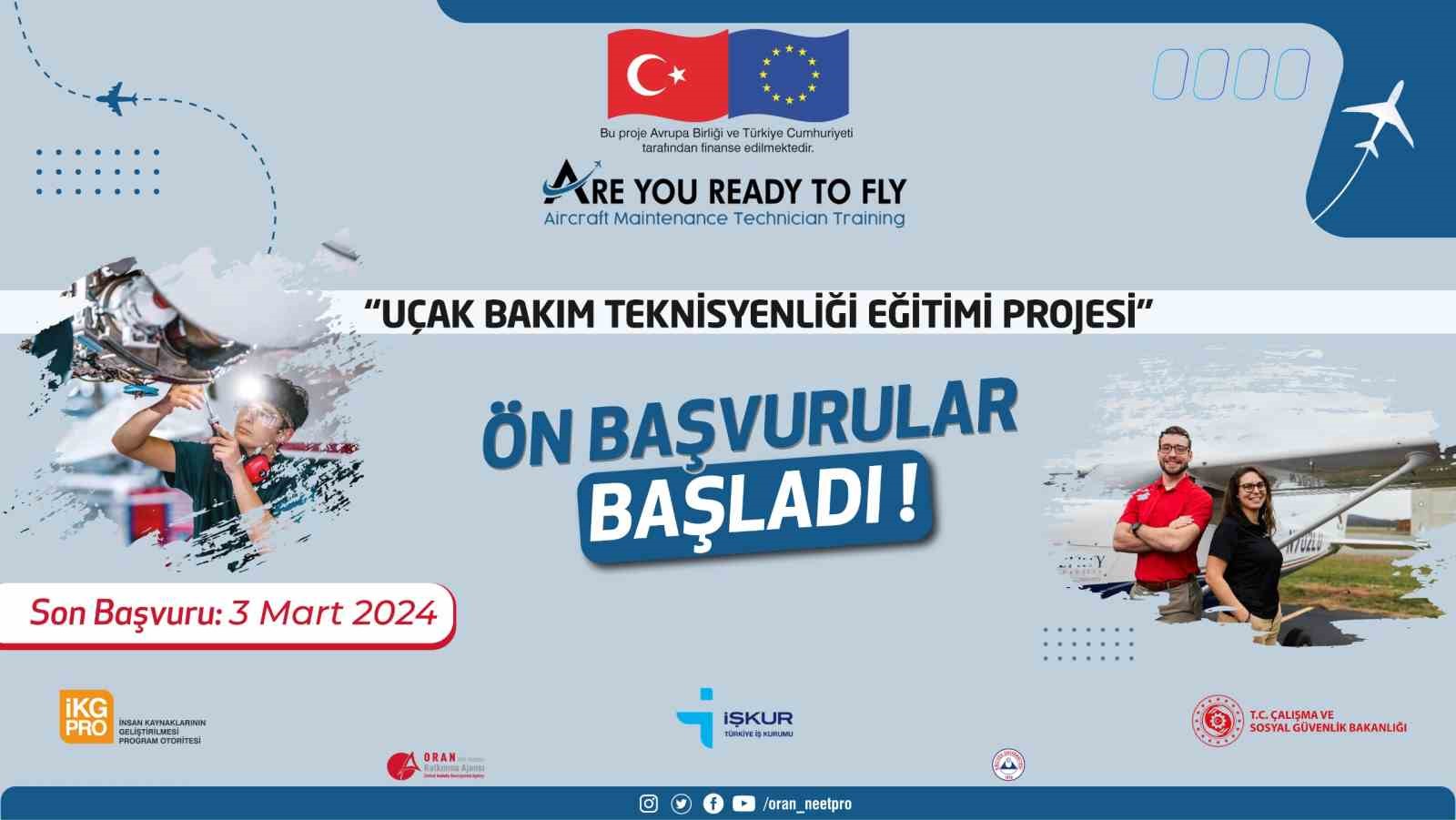 Gen&ccedil;ler i&ccedil;in nitelikli istihdam fırsatı: U&ccedil;ak bakım teknisyenliği
