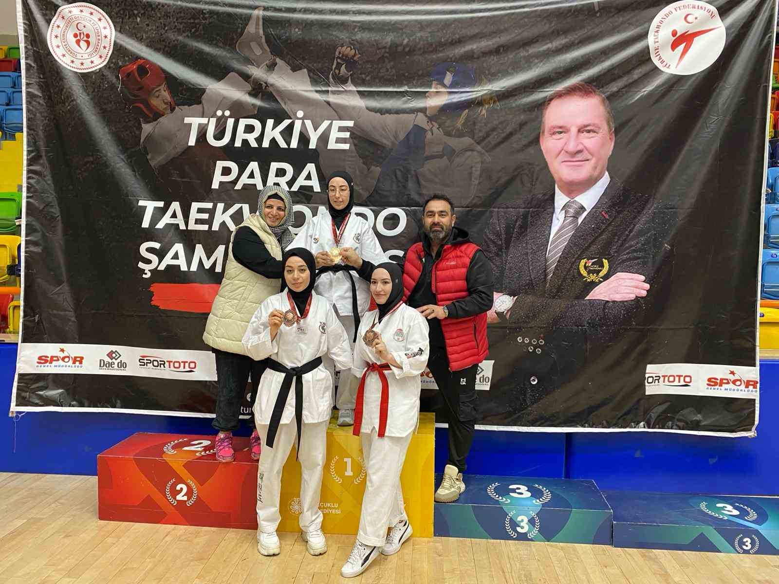 TaeKwonDo Şampiyonası’nda Kayserili sporculardan 3 madalya