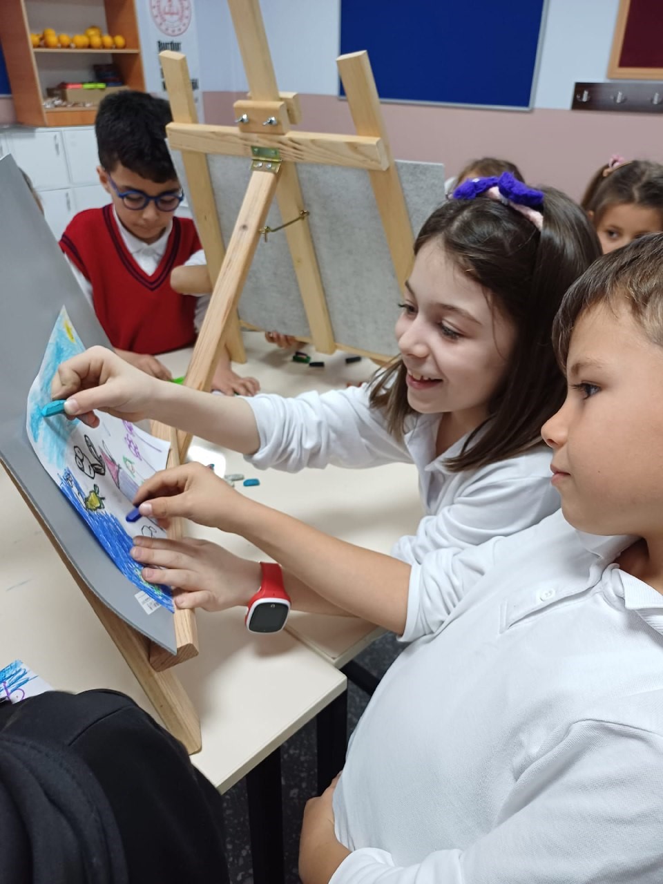 Ağlasun Mehmet Akif Ersoy İlkokulu&rsquo;nda G&ouml;rsel Sanatlar At&ouml;lyesi kuruldu
