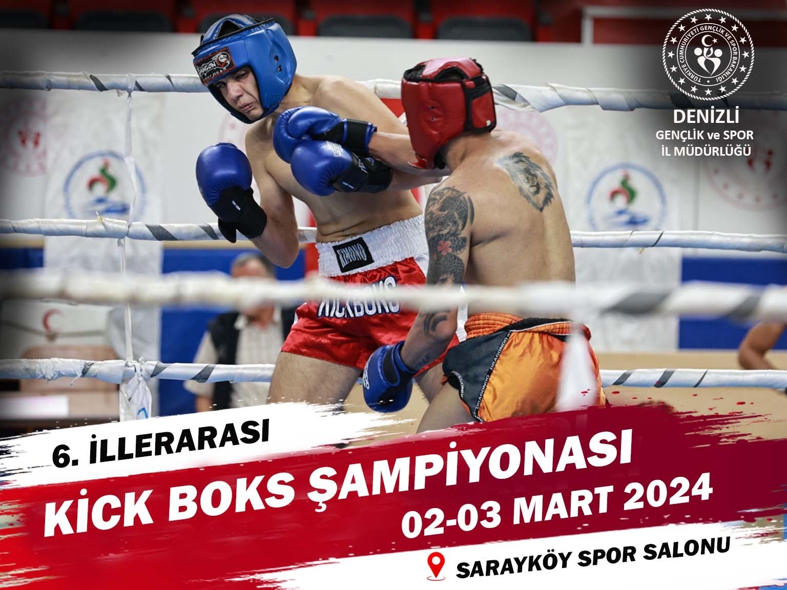 Sarayköy’de kick boks heyecanı yaşanacak
