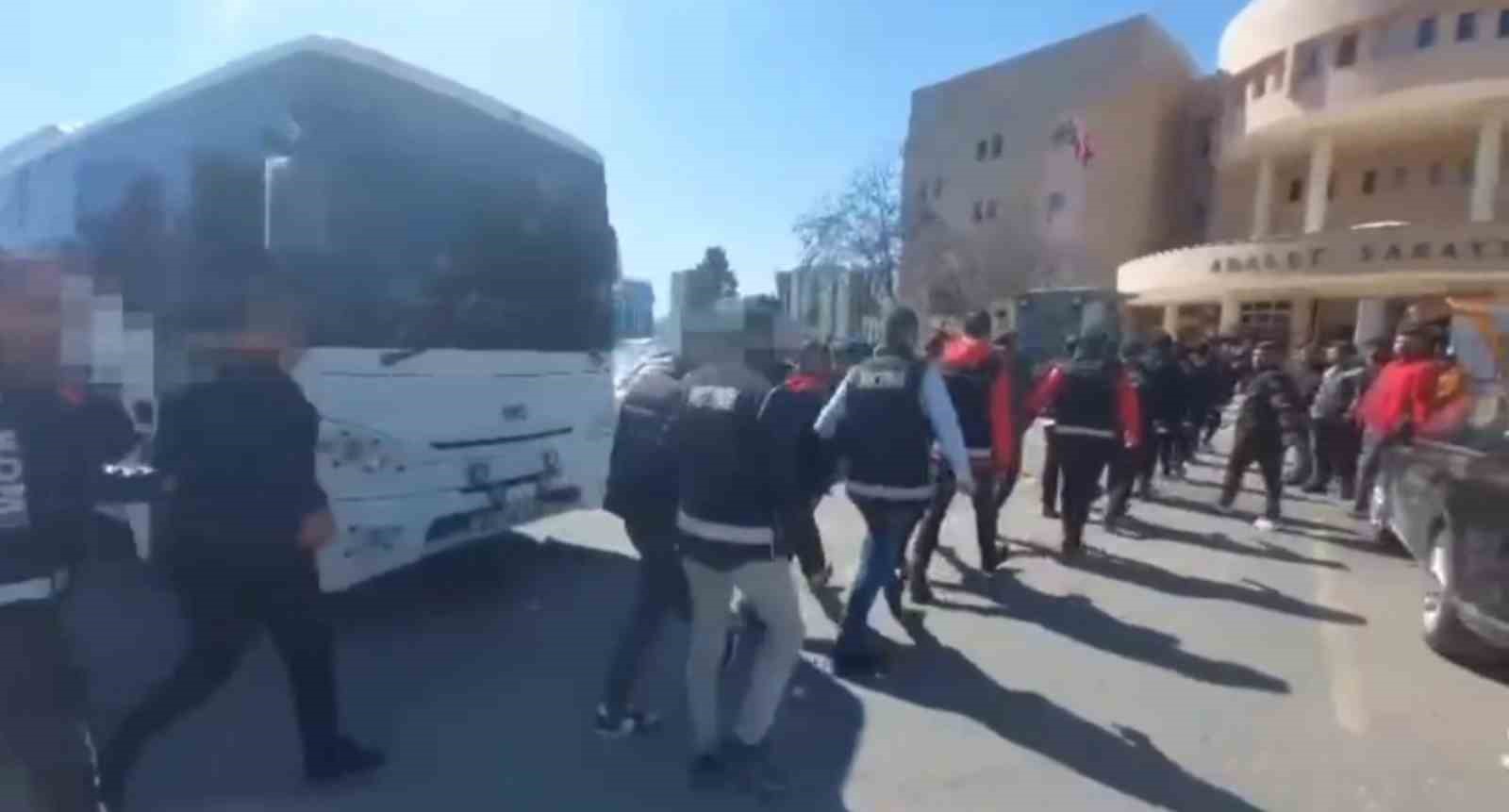 Şanlıurfa’da suç örgütü operasyonu: 13 tutuklama