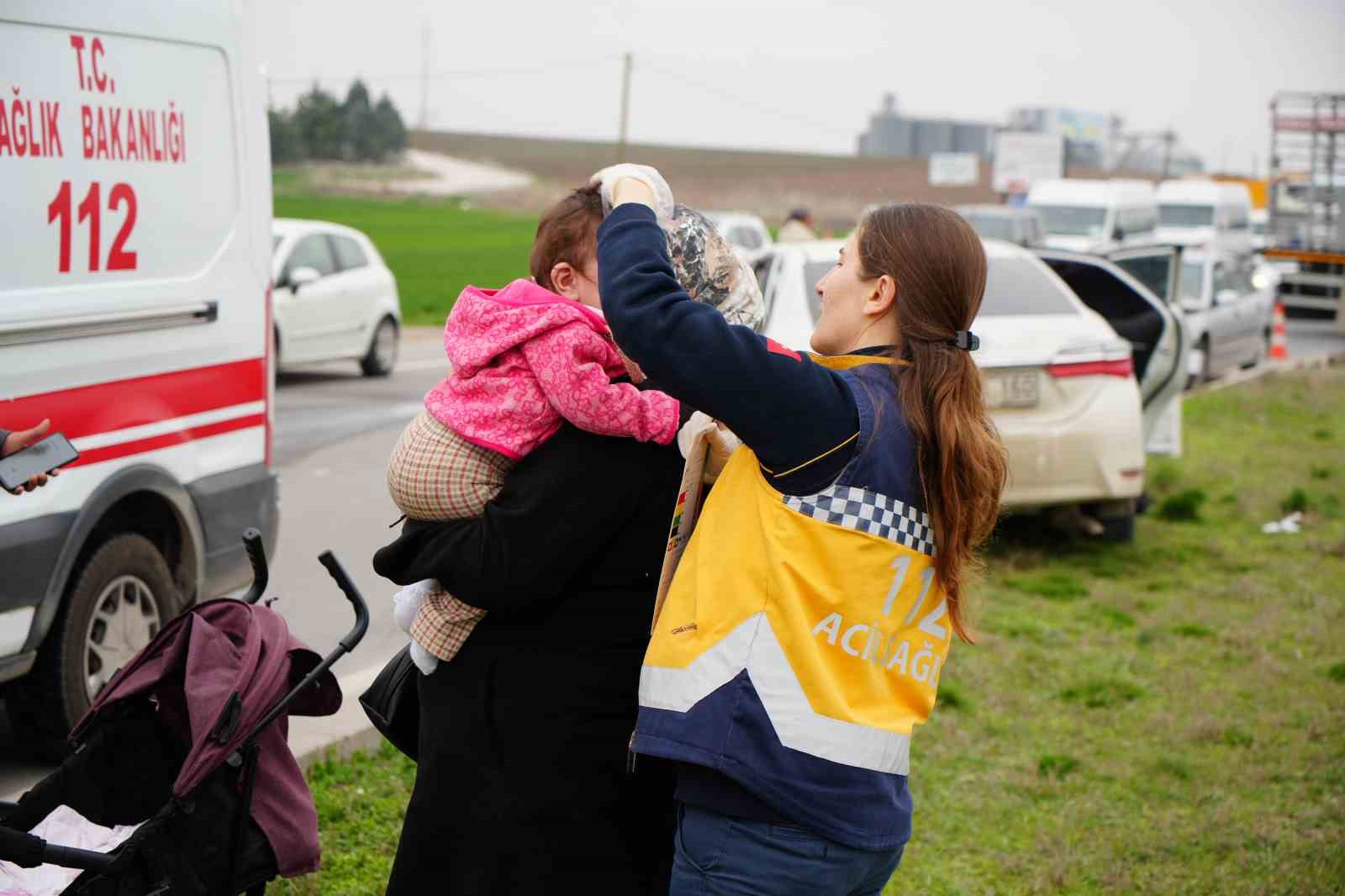 Edirne’de iki otomobil çarpıştı: 5 yaralı