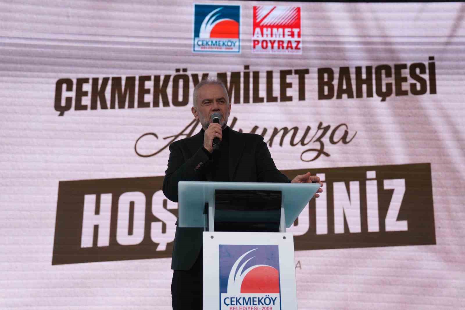 Çekmeköy’e 100 dönümlük millet bahçesi