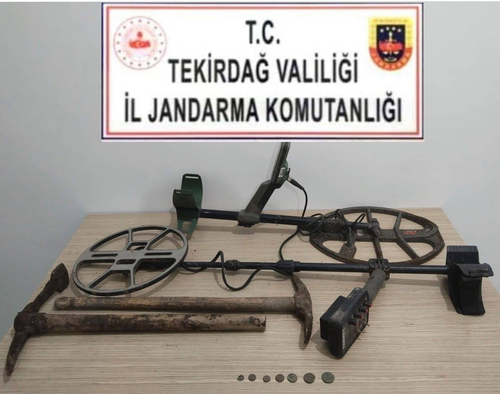 Tekirdağ’da kaçak kazı operasyonu