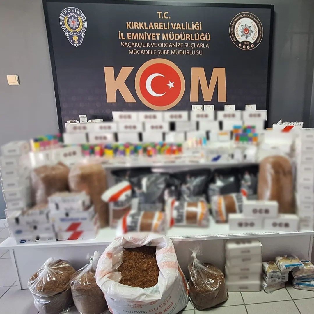 Kırklareli&rsquo;de 6 farklı adrese ka&ccedil;ak&ccedil;ılık operasyonu
