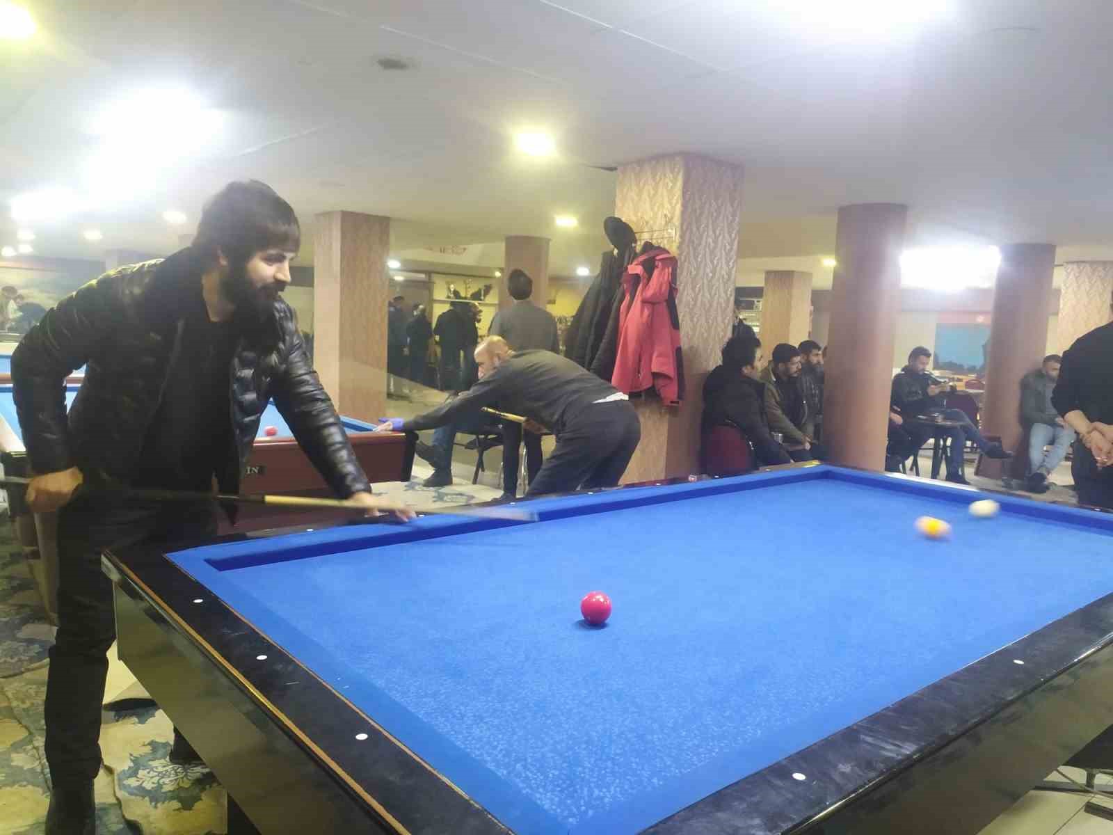 Yüksekova’da bilardo turnuvası düzenlendi
