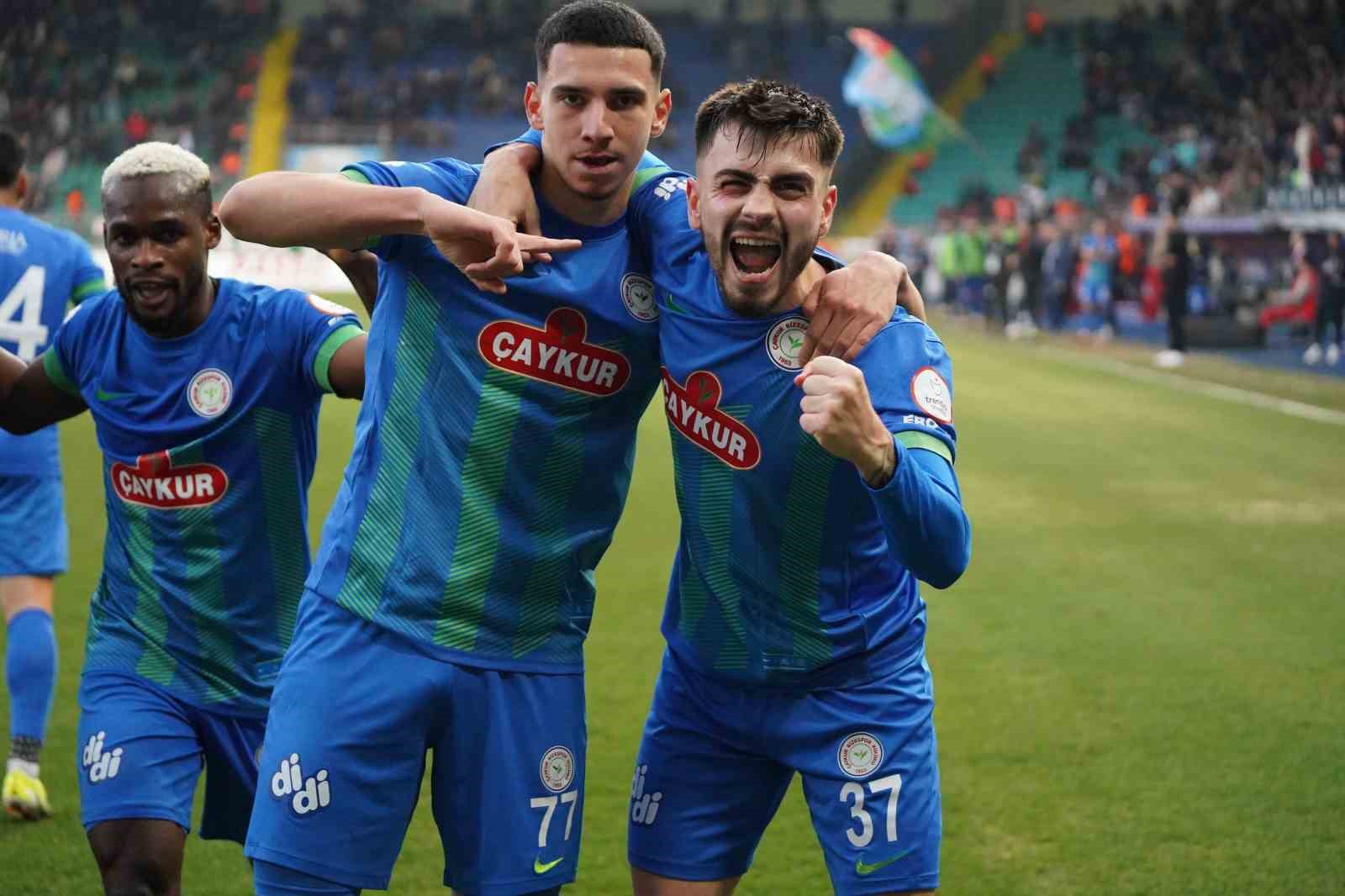 Trendyol Süper Lig: Çaykur Rizespor: 3 - Kayserispor: 0 (Maç sonucu)
