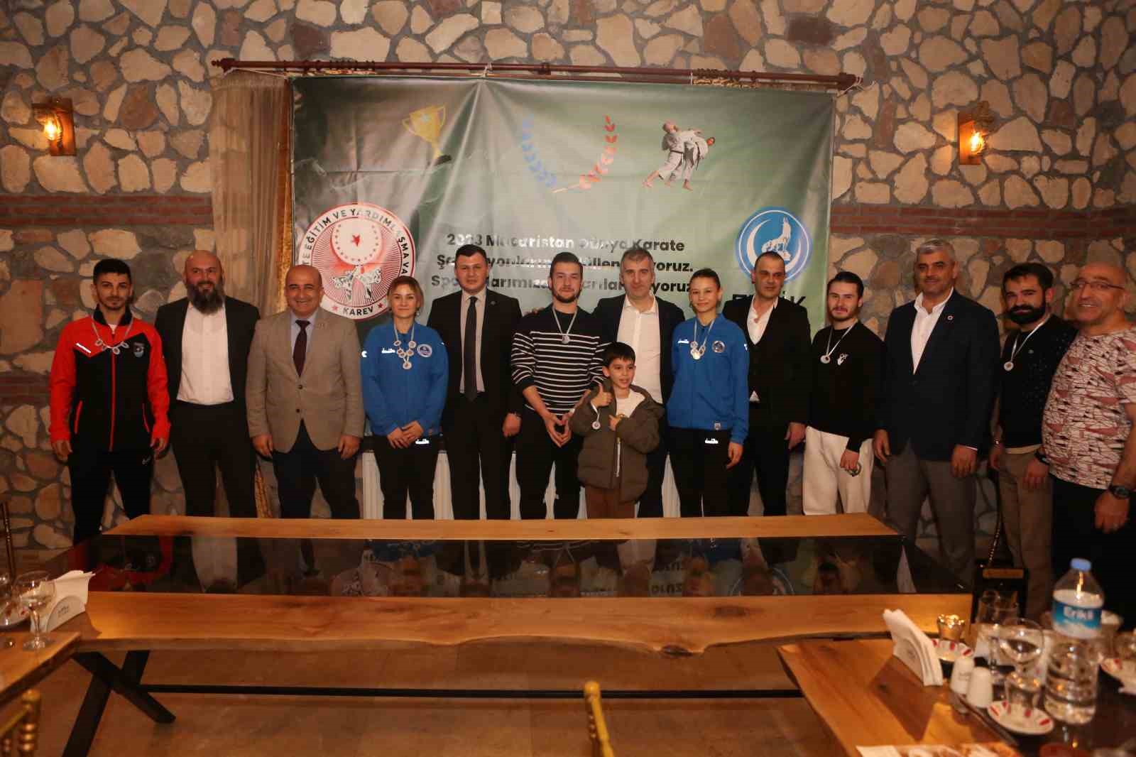 KAREV, 2023 Dünya Şampiyonası’nda madalya kazanan sporcuları ödüllendirdi
