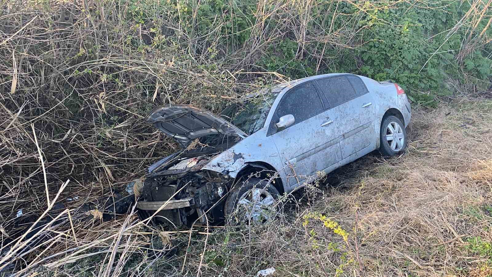 Otomobil şarampole u&ccedil;tu: 1 yaralı
