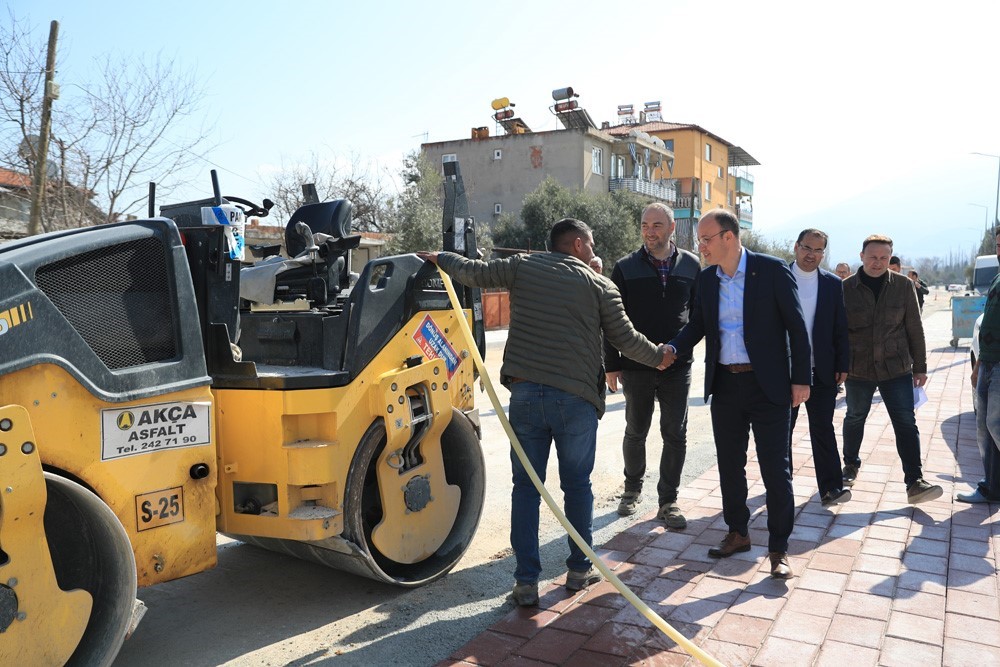 Pamukkale’de 15 sokak ve 2 caddedeki çalışmalar sona yaklaştı