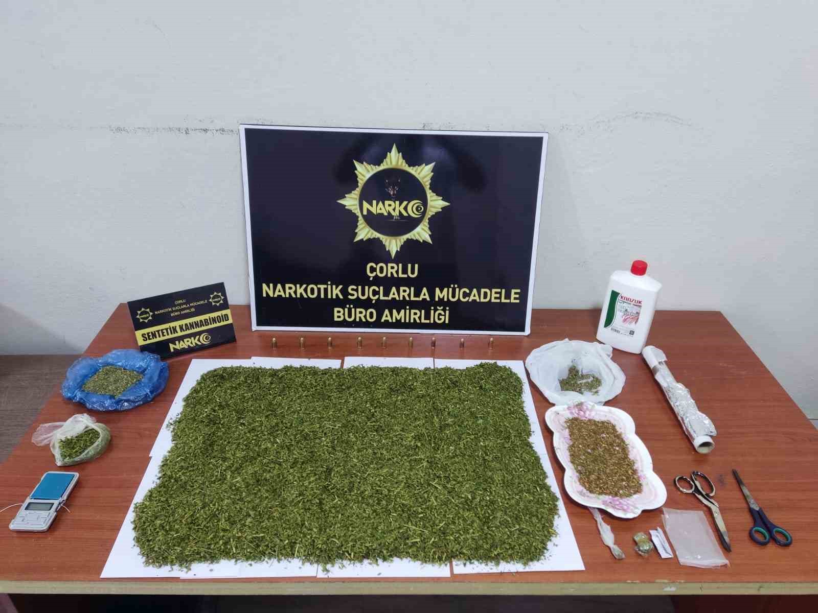 Tekirdağ&rsquo;da uyuşturucu operasyonunda 4 kişi tutuklandı
