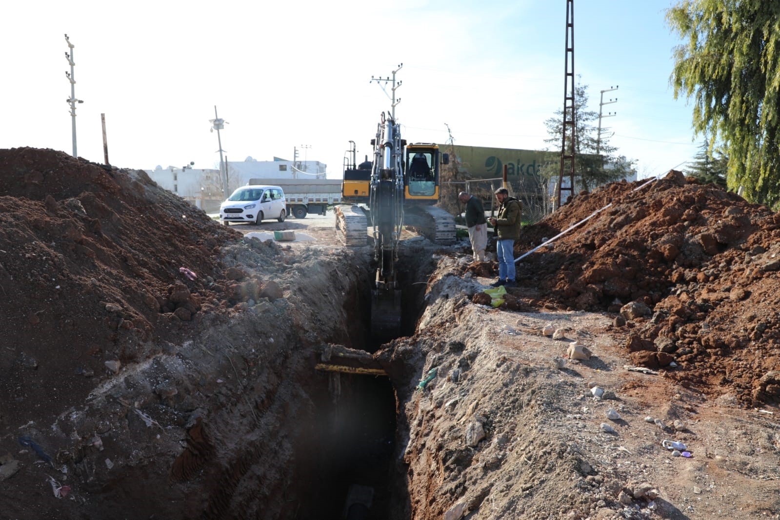 Mardin’de altyapı güçlendirme çalışmaları sürüyor