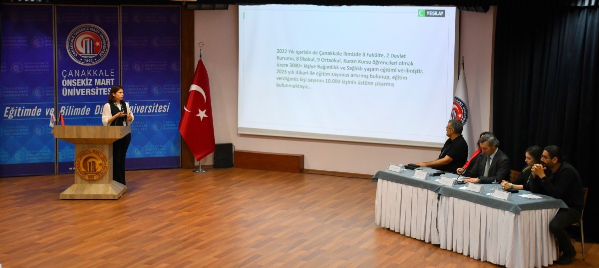 &Ccedil;OM&Uuml;&rsquo;de bağımlılıkla m&uuml;cadele etkinliği ger&ccedil;ekleşti
