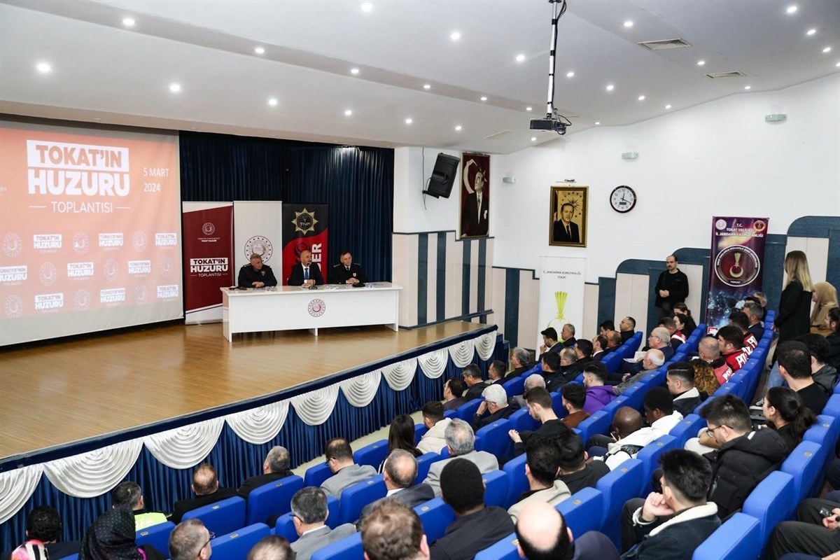 Tokat&rsquo;ta huzur ve g&uuml;venlik i&ccedil;in kararlı adımlar atılıyor

