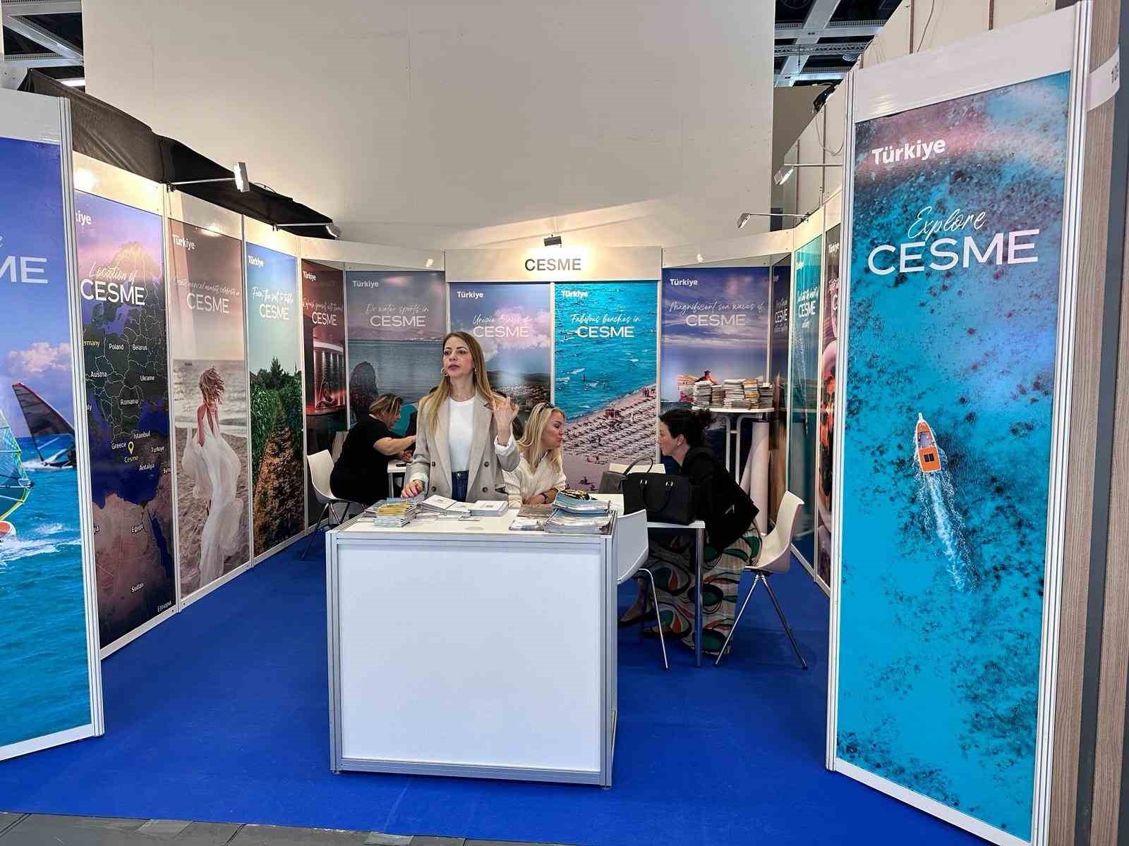 &Ccedil;eşme, d&uuml;nyanın en b&uuml;y&uuml;k turizm fuarlarından ITB Berlin&rsquo;de tanıtıldı
