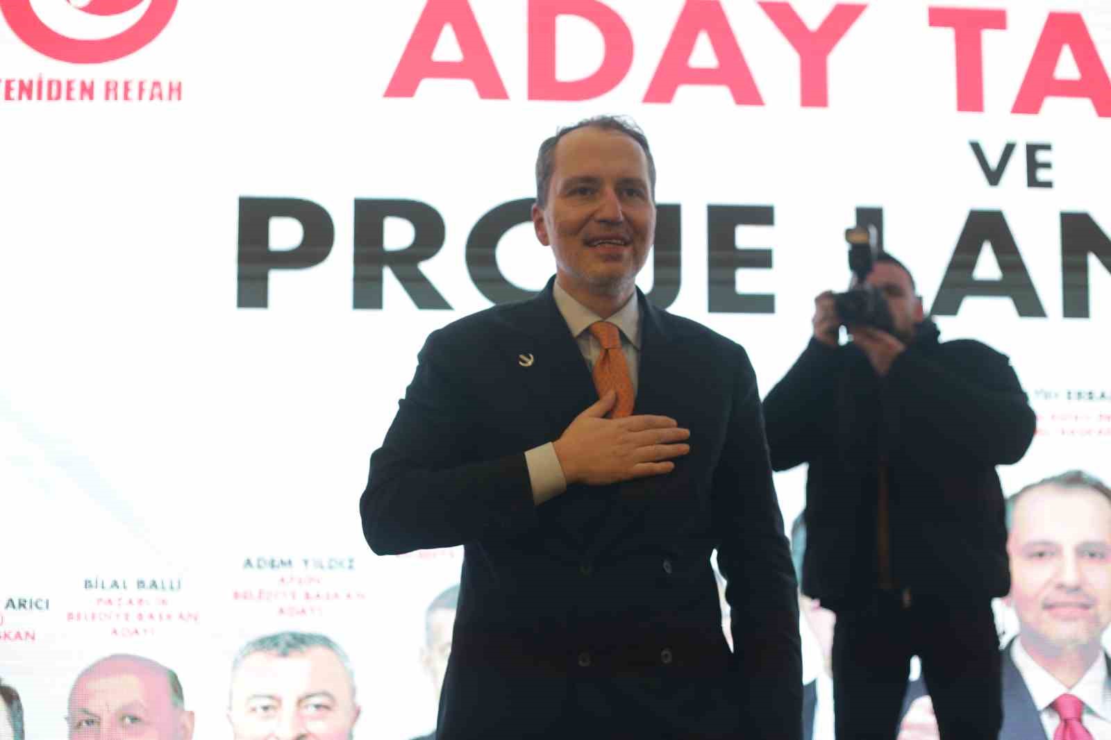 Yeniden Refah Partisi Genel Başkanı Erbakan: "Ahlaklı belediyecilik merhamettir"
