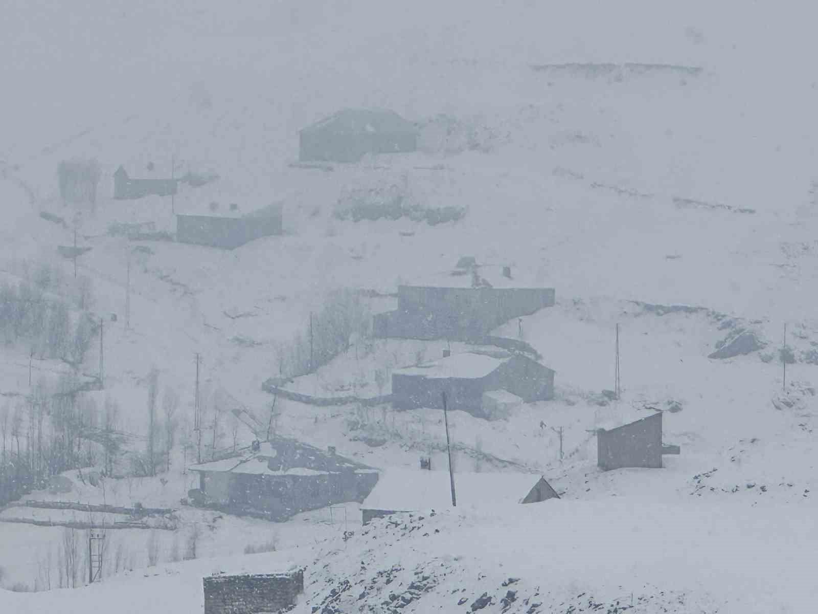 Hakkari’de 6 köy ve 14 mezra yolu ulaşıma kapandı