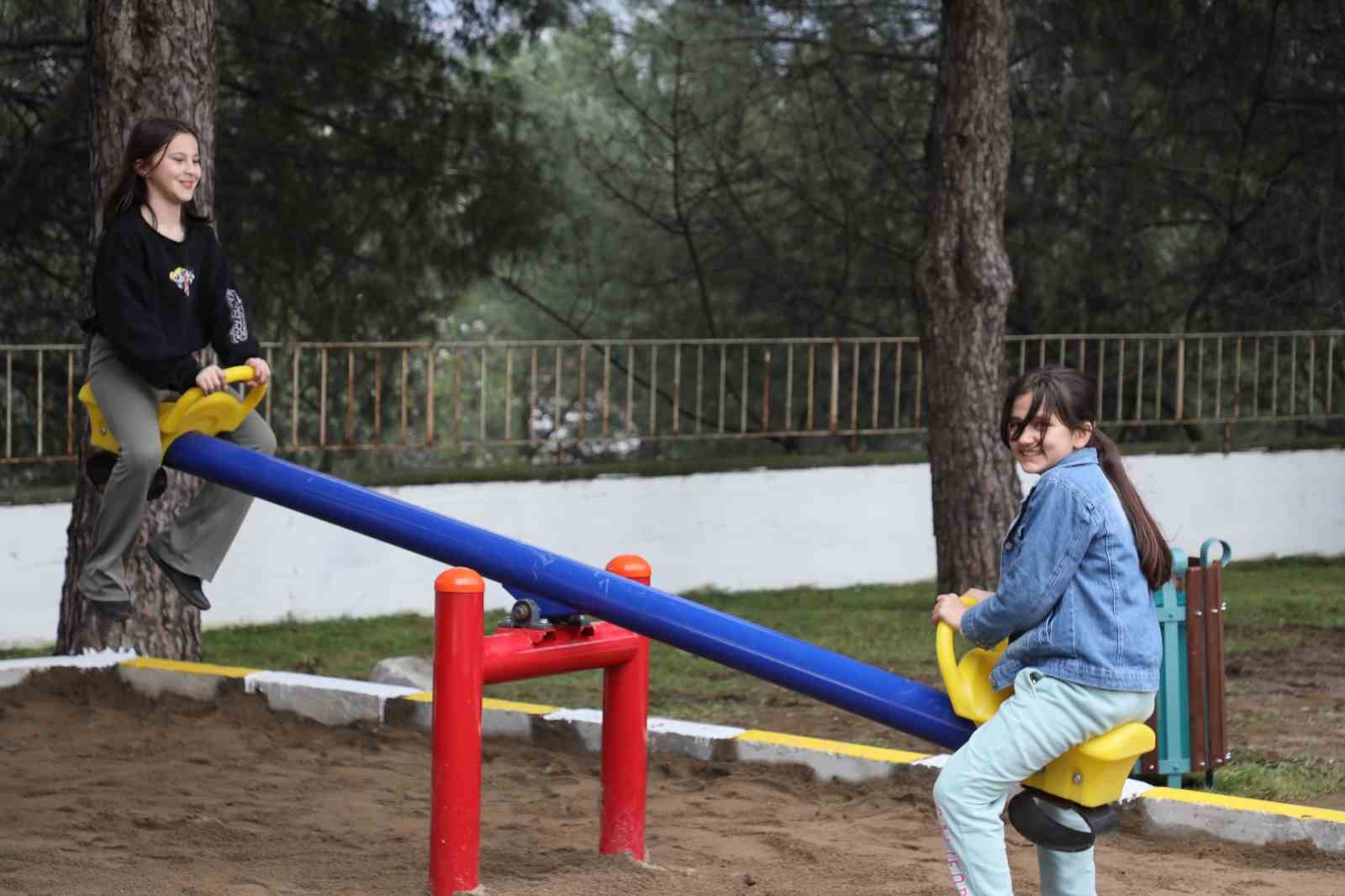 Çocuklar istedi, Başkan Çerçioğlu yaptı
