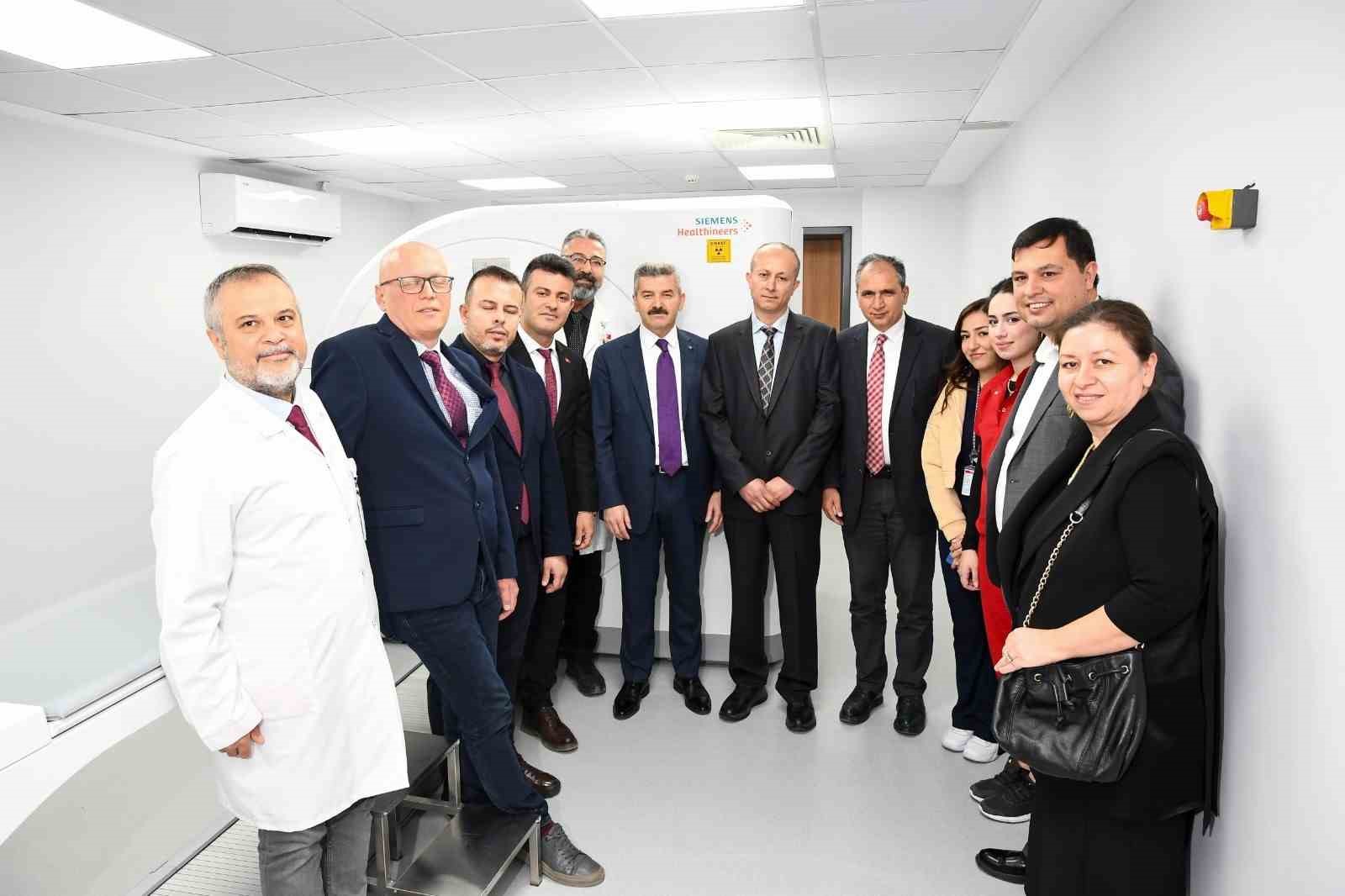 Uşak Eğitim ve Araştırma Hastanesi&rsquo;nde &lsquo;PET-BT&rsquo; &uuml;nitesi a&ccedil;ıldı
