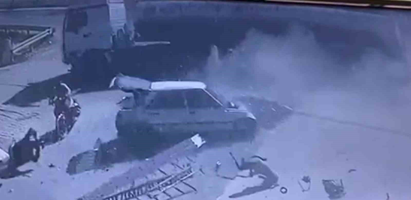 Şanlıurfa’da 1 kişinin öldüğü feci kaza kamerada