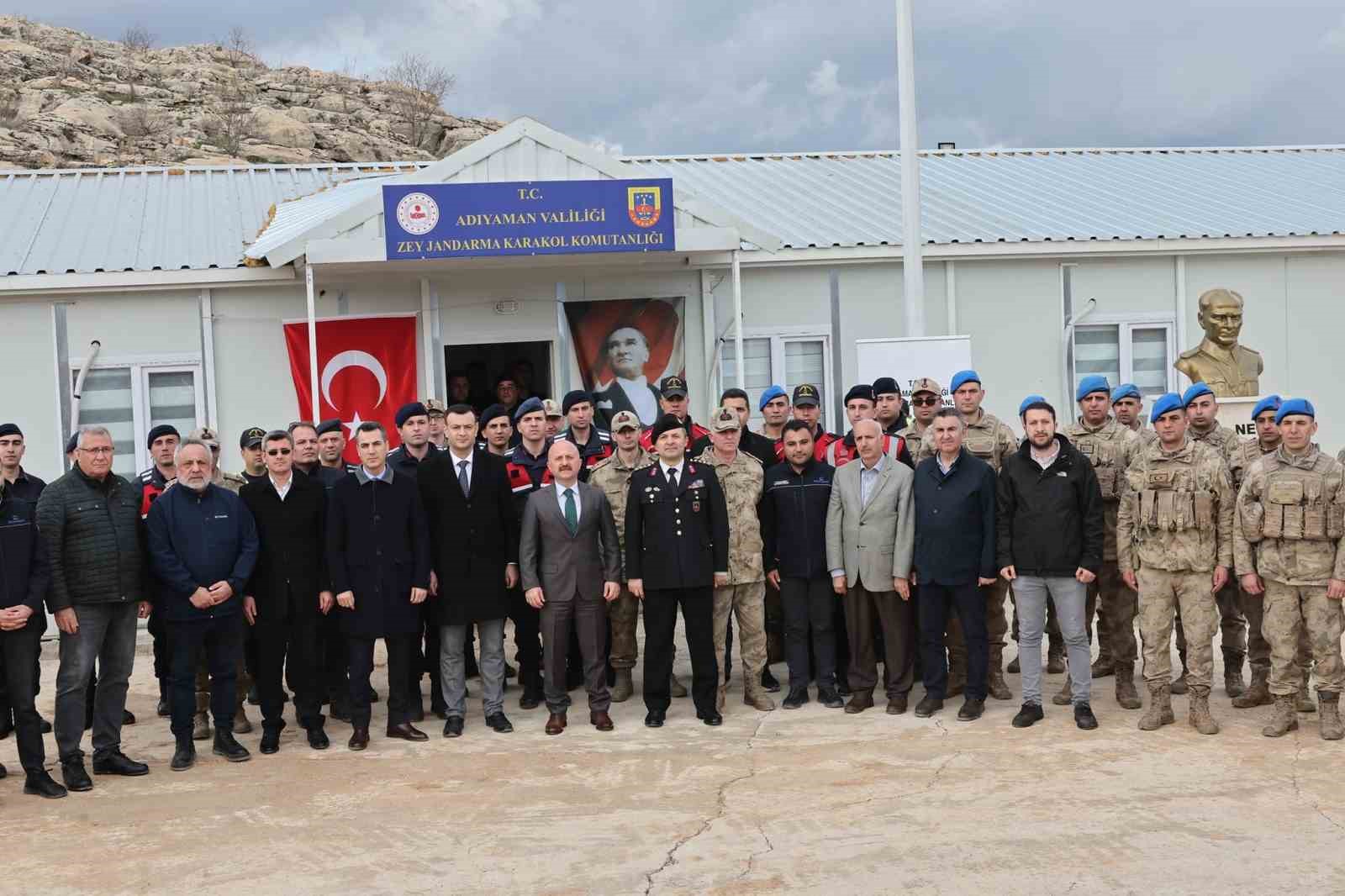 Yeni konut alanına jandarma karakolu kuruldu
