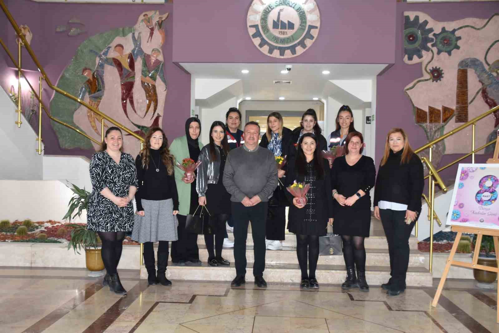 Denizli OSB 8 Mart’ta kadın çalışanlarını unutmadı