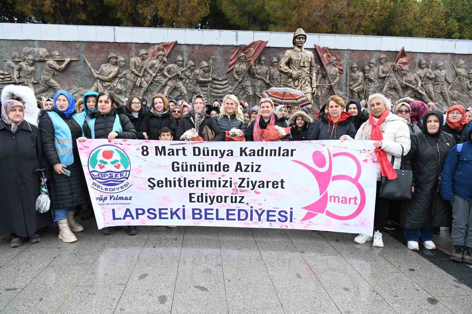 Lapseki Belediyesi&rsquo;nden 8 Mart&rsquo;ta anlamlı etkinlik
