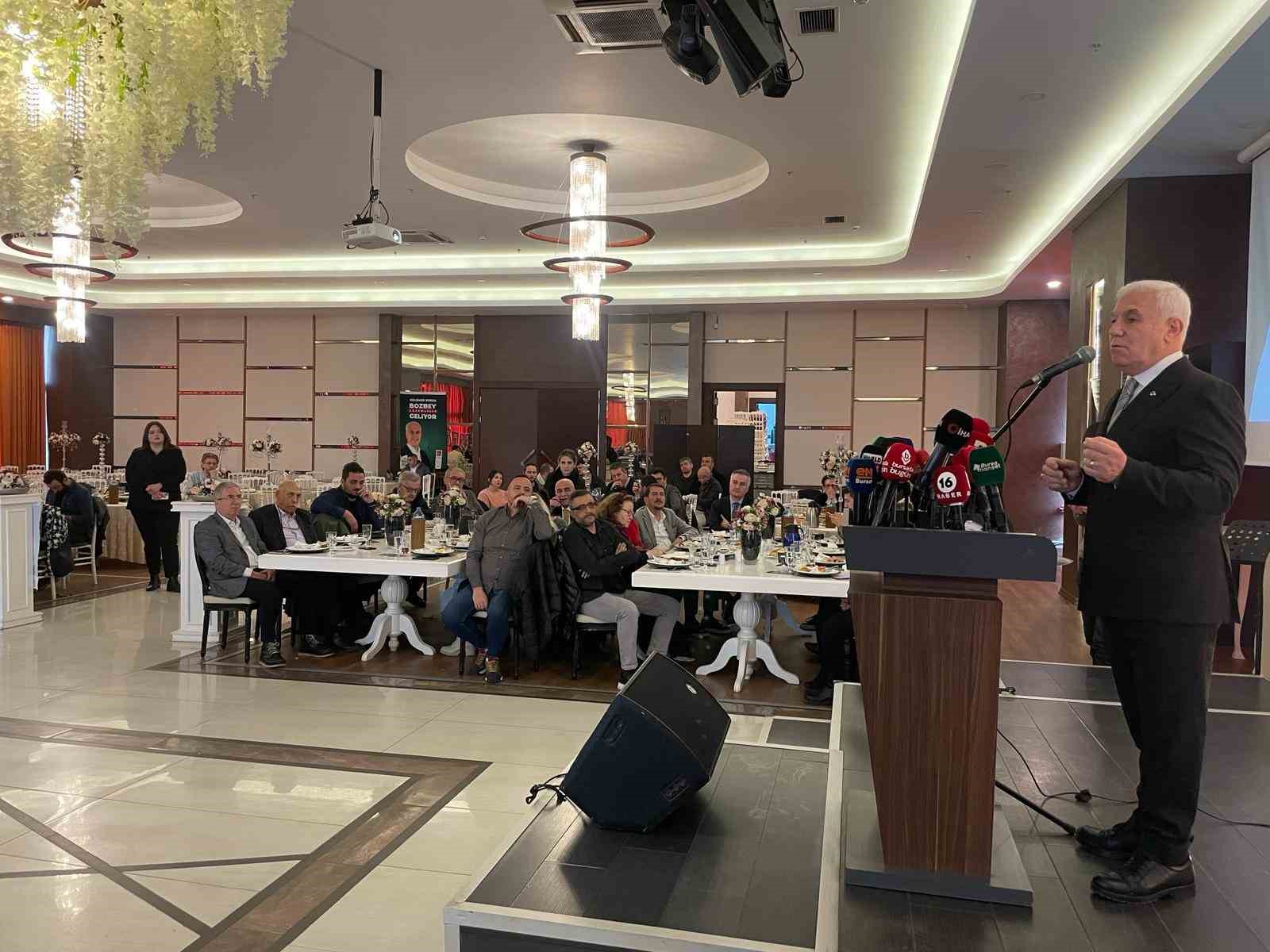 CHP Bursa Büyükşehir adayı Mustafa Bozbey: "Bursa Kent Anayasası’nı yaparak işe başlayacağız"