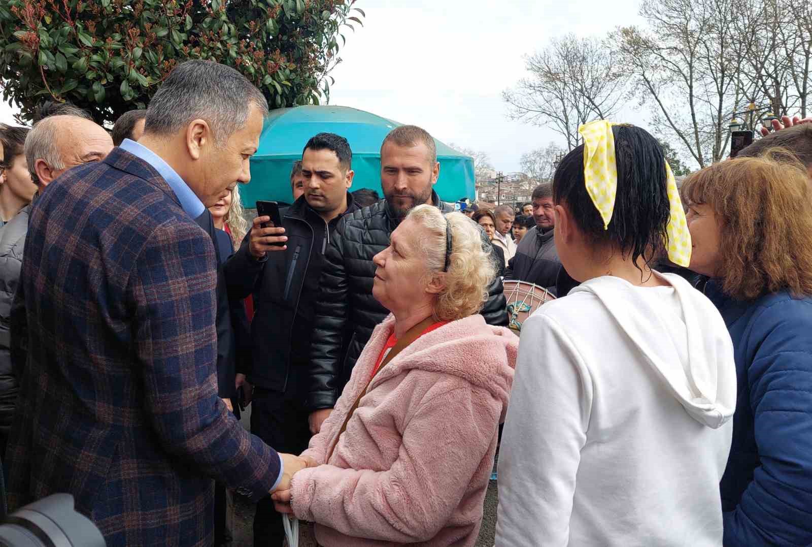 Bakan Yerlikaya&rsquo;ya, Tekirdağ&rsquo;da yoğun ilgi
