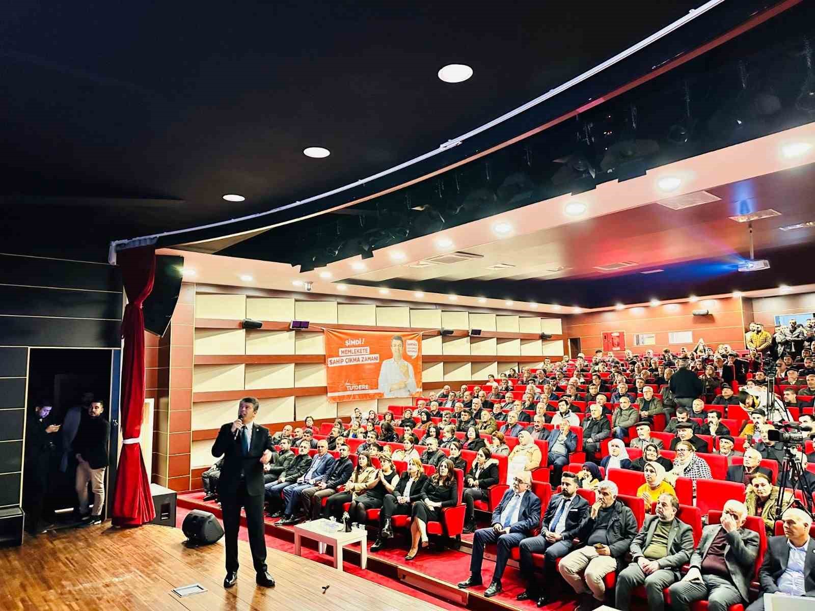 Tutdere, projelerini kamuoyuyla paylaştı
