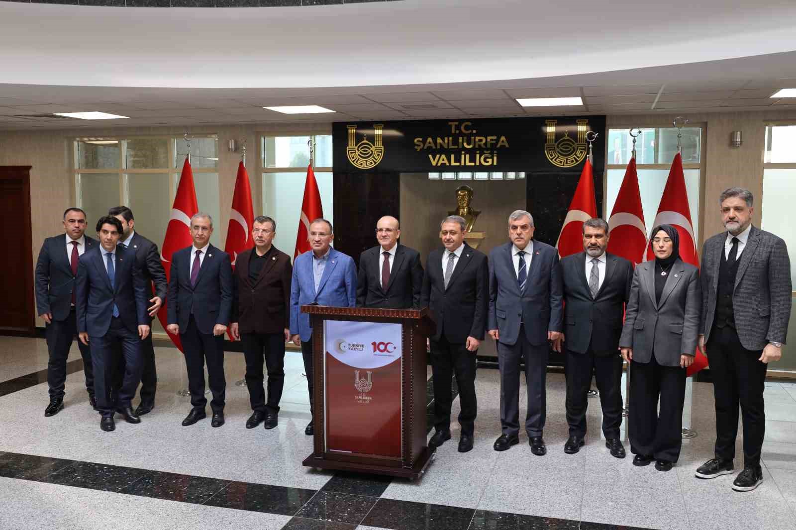 Bakan Şimşek Şanlıurfa&rsquo;da
