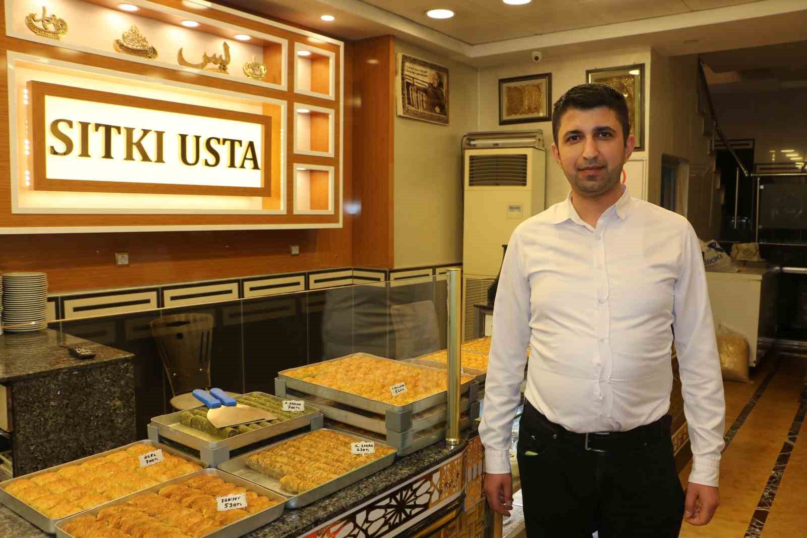 Diyarbakır’da tatlıcılar Ramazan ayında günde 1 ton satış hedefliyor