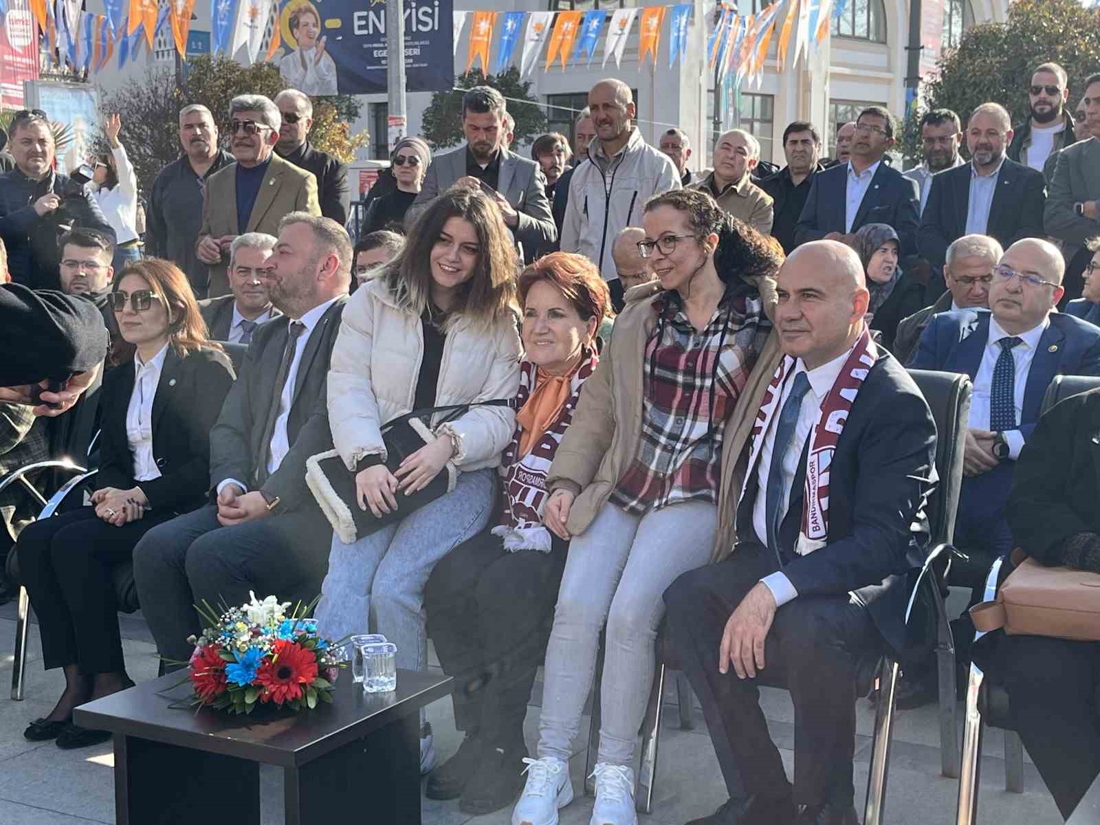 İYİ Parti Genel Başkanı Akşener Bandırma&rsquo;da
