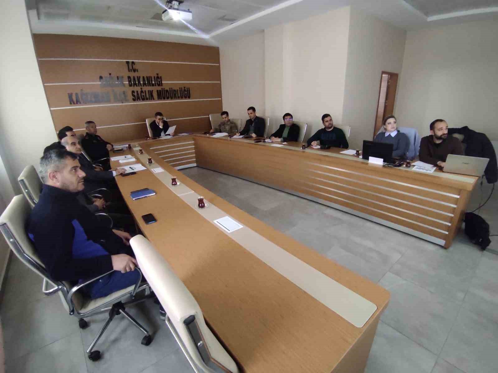 Kağızman&rsquo;da se&ccedil;im g&uuml;venliği toplantısı
