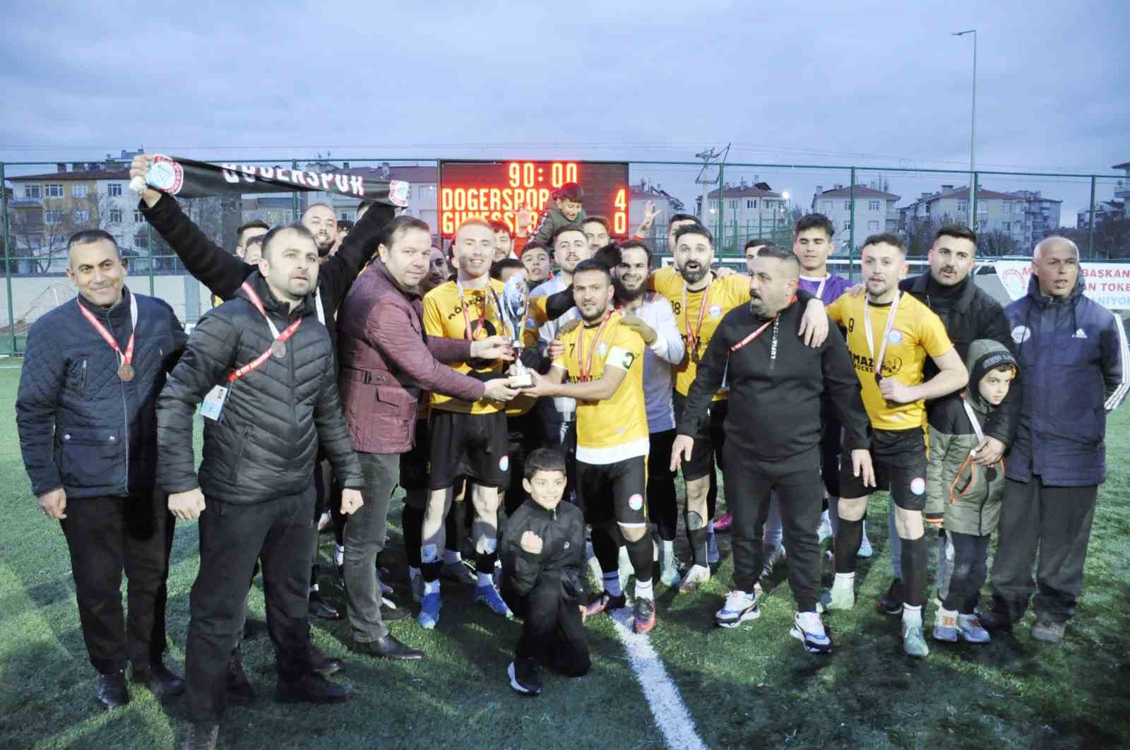 Kayseri 1. Amatör Küme Play-Off Final: Döğerspor: 4-Güneşspor: 0