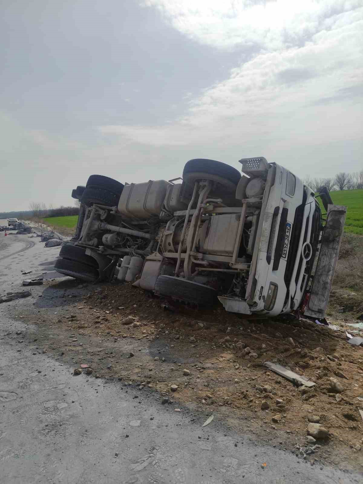 Pınarhisar&rsquo;da trafik kazası: 1 yaralı

