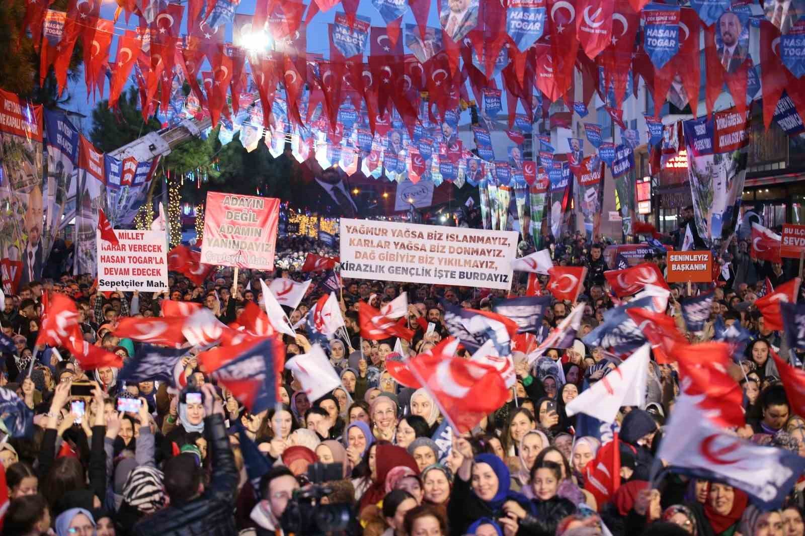 Başkan Togar’dan miting ve toplu açılış