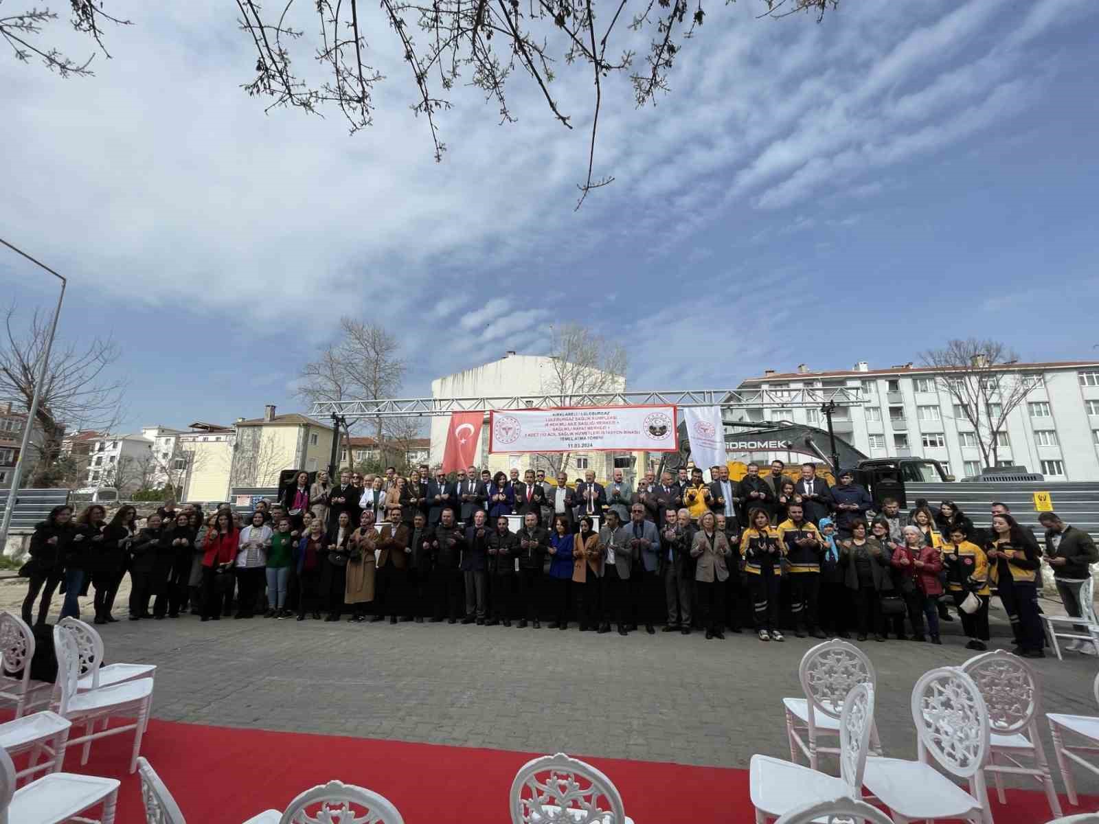 Lüleburgaz Sağlık Kompleksi’nin temeli törenle atıldı