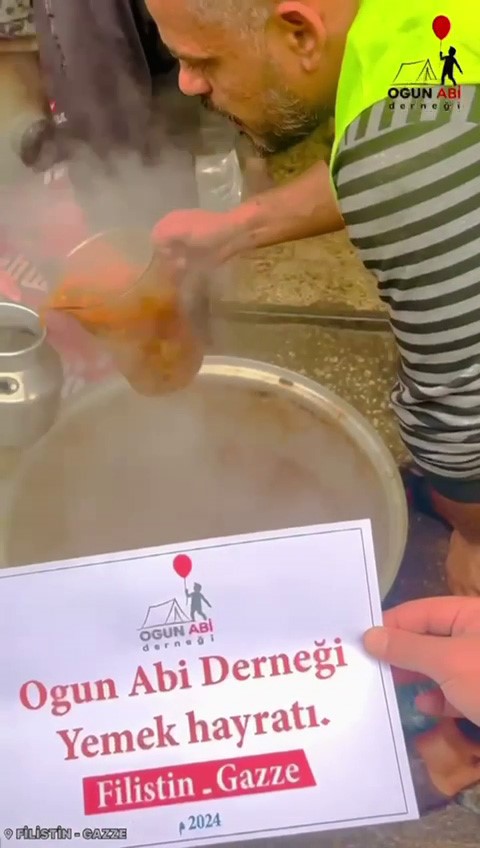 Ogün Abi Derneği’nden Filistin’e yardım