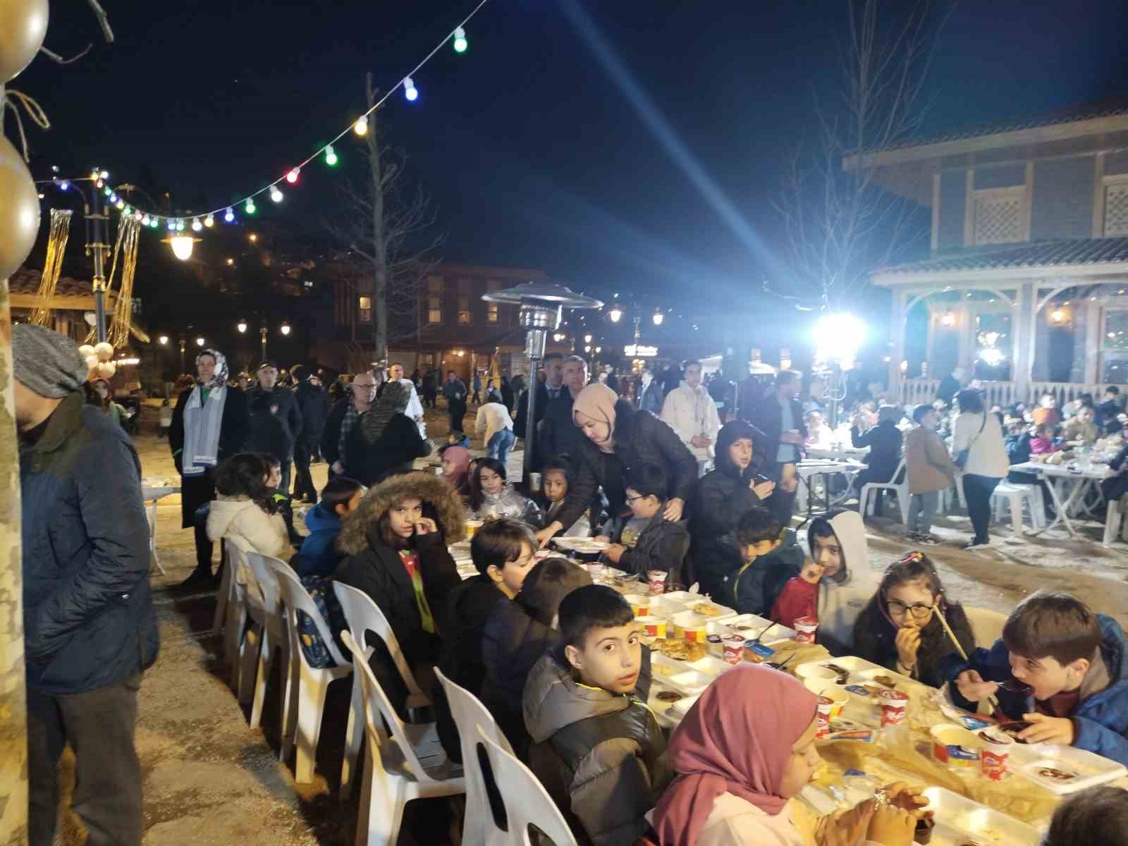 Üsküdar Çocuk Köyünde ilk iftar heyecanı yaşandı
