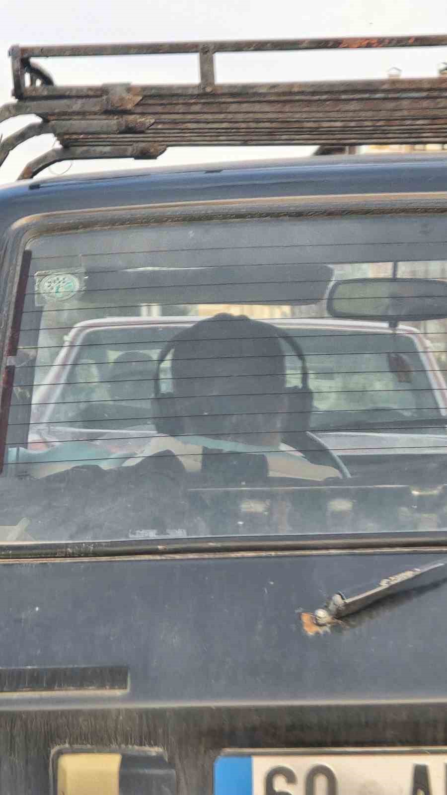 Tokat&rsquo;ta tehlikeli yolculuk kamerada
