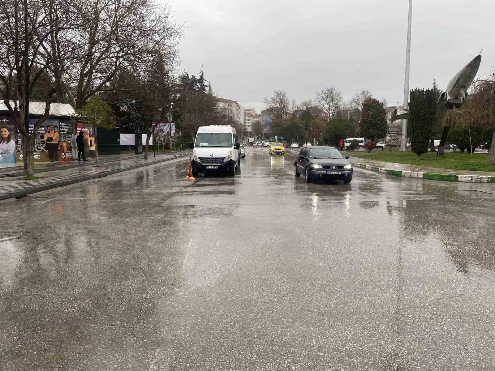 Kırklareli&rsquo;de sağanak etkili oluyor
