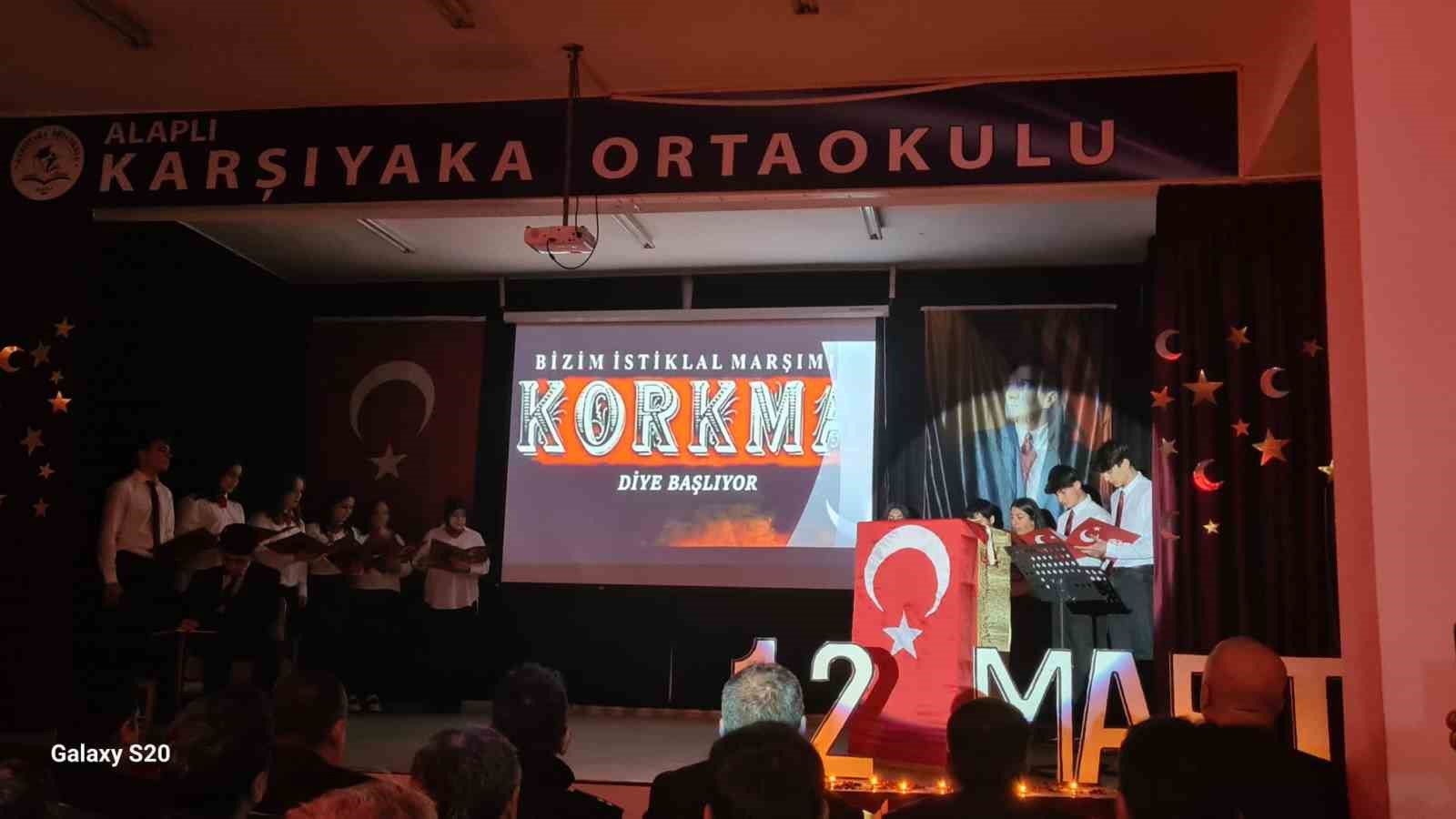 Alaplı’da “12 Mart İstiklal Marşı’nın Kabulü ve Mehmet Akif Ersoy’u Anma Günü” programı