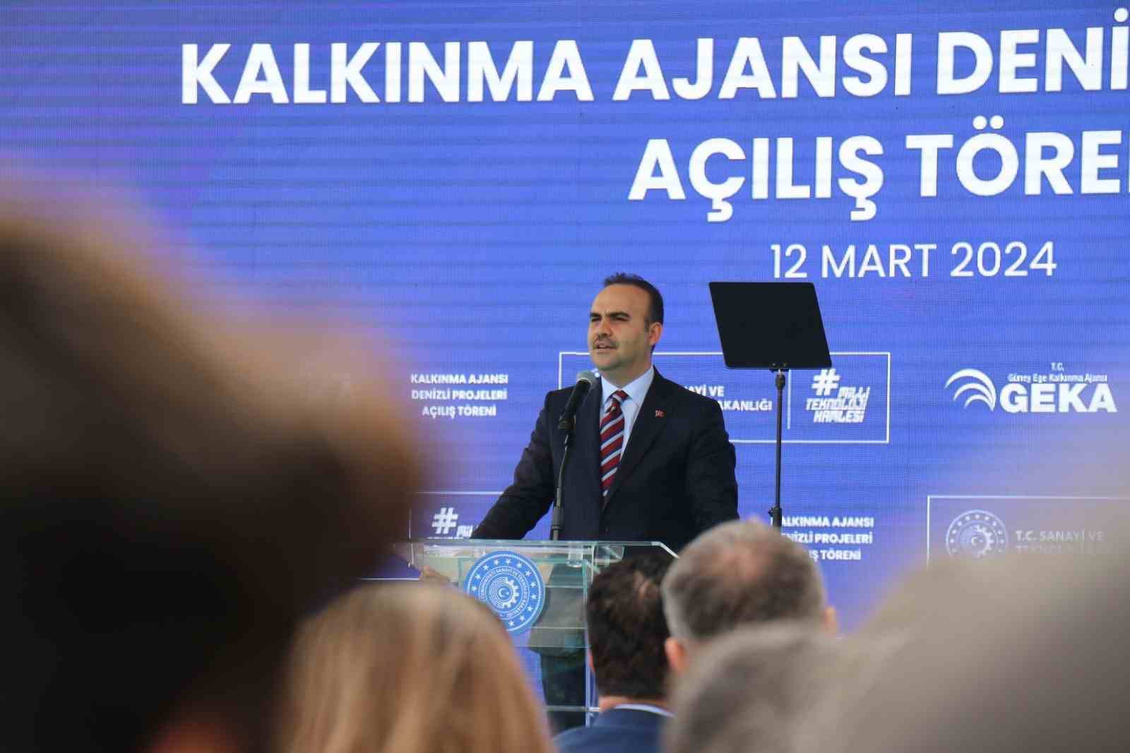 GEKA’nın 84 milyon 258 bin TL destek verdiği 32 projeyi Bakan Kacır törenle açtı