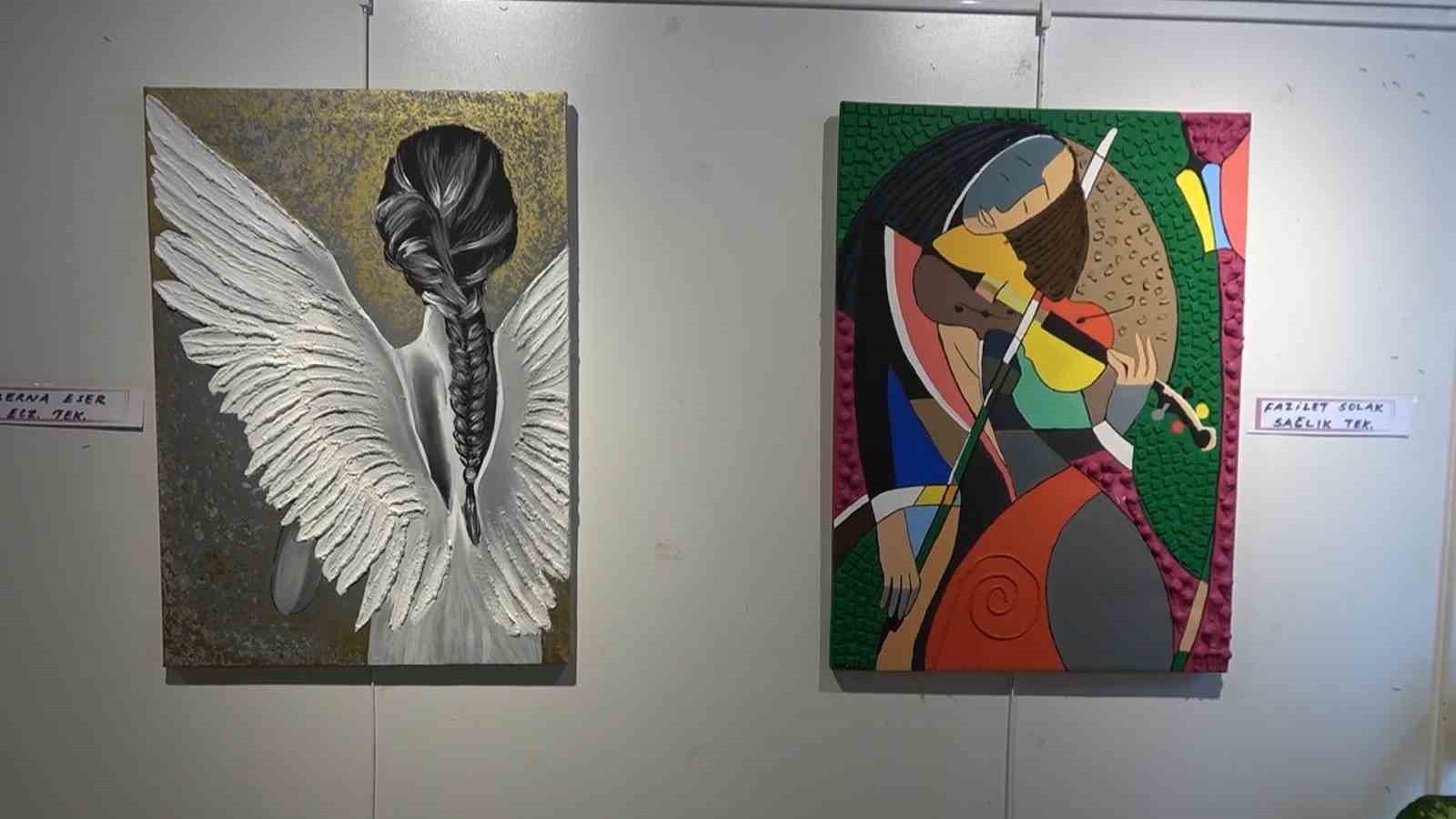 Yalova&rsquo;da sağlık&ccedil;ılar adeta ressamlara taş &ccedil;ıkardı
