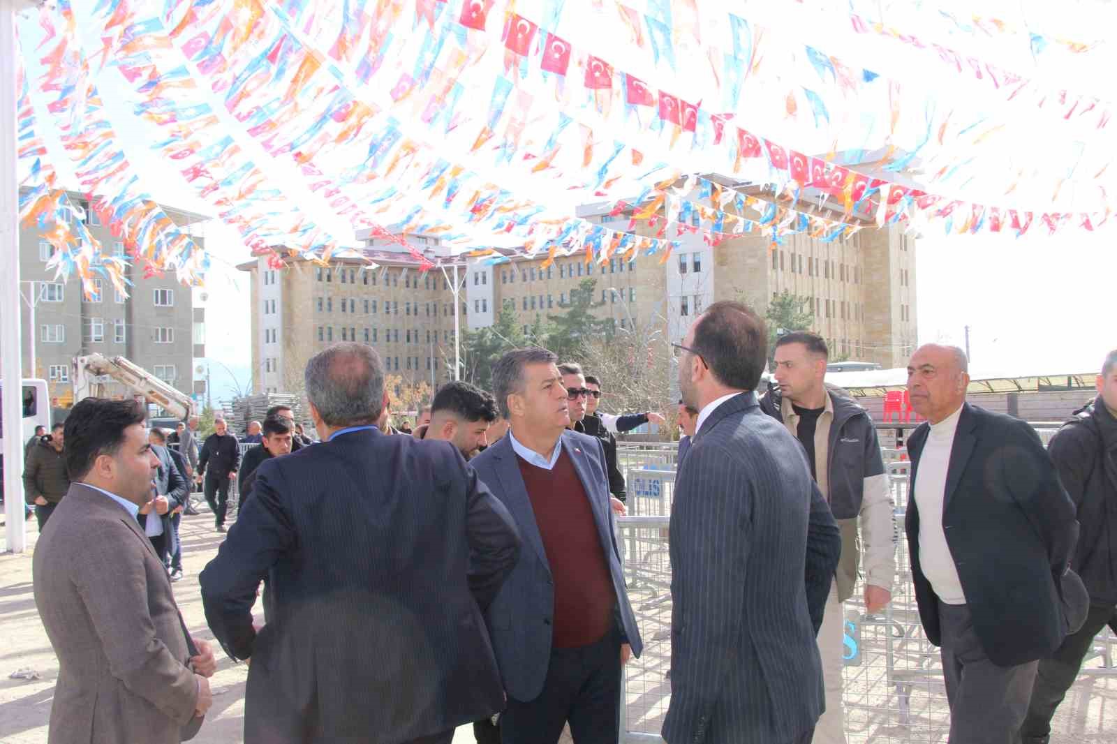 Şırnak’ta Cumhurbaşkanı’nın ziyareti öncesi hazırlıklar tamamlandı
