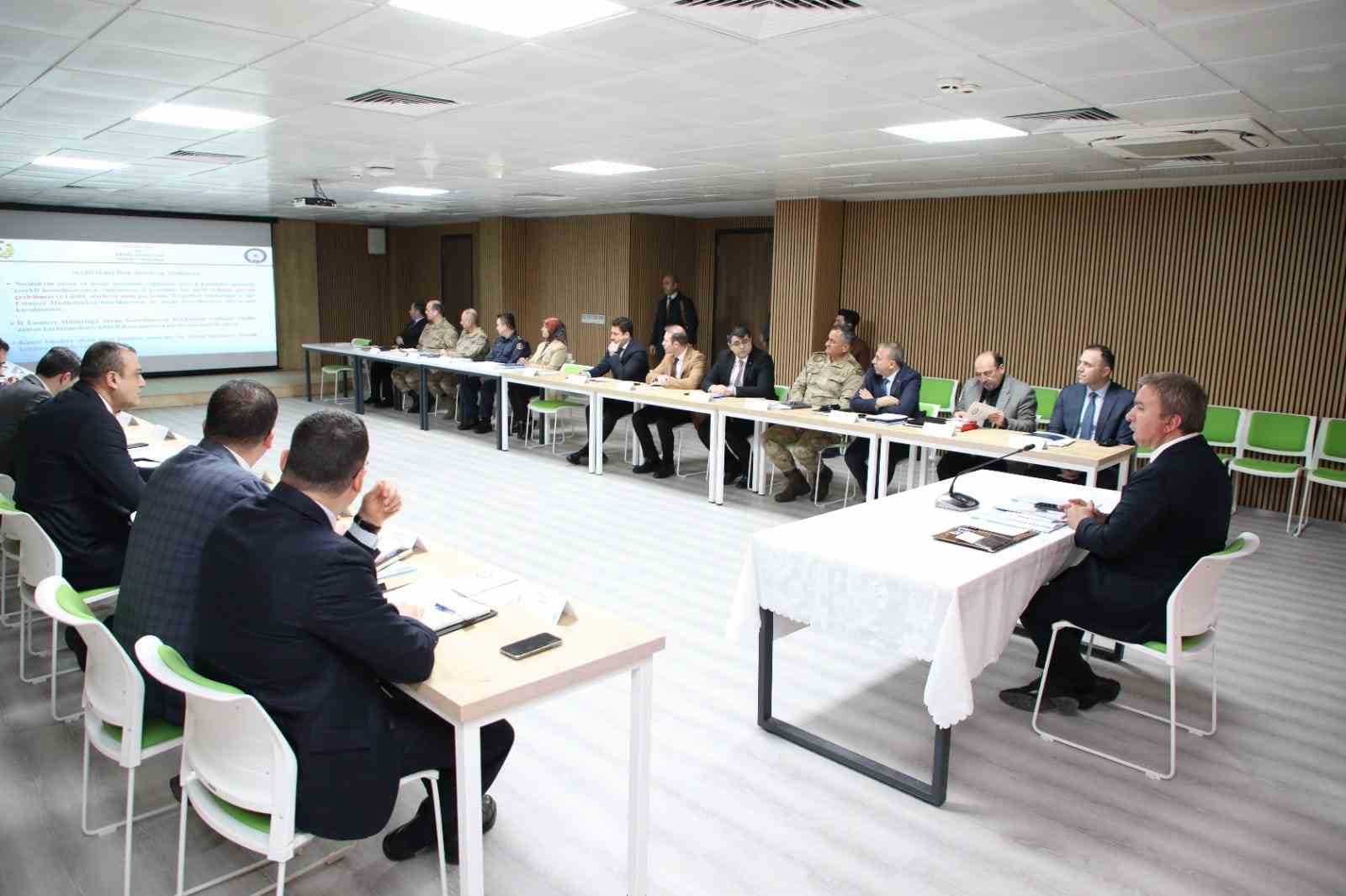 Erzincan&rsquo;da Se&ccedil;im G&uuml;venliği Toplantısı yapıldı
