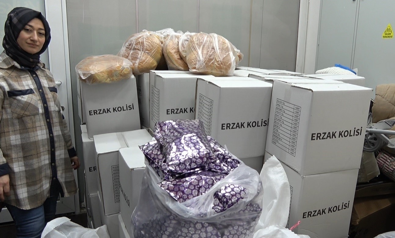 KÜKAD’dan 300 aileye erzak kolisi