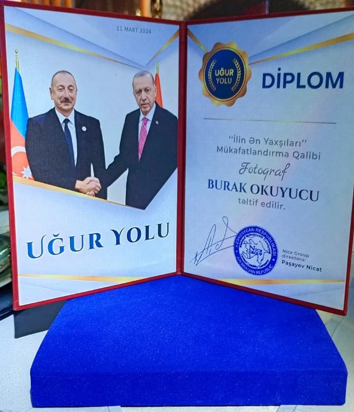 Burak Okuyucu, Azerbaycan’da yılın en iyi fotoğrafçısı ödülü aldı