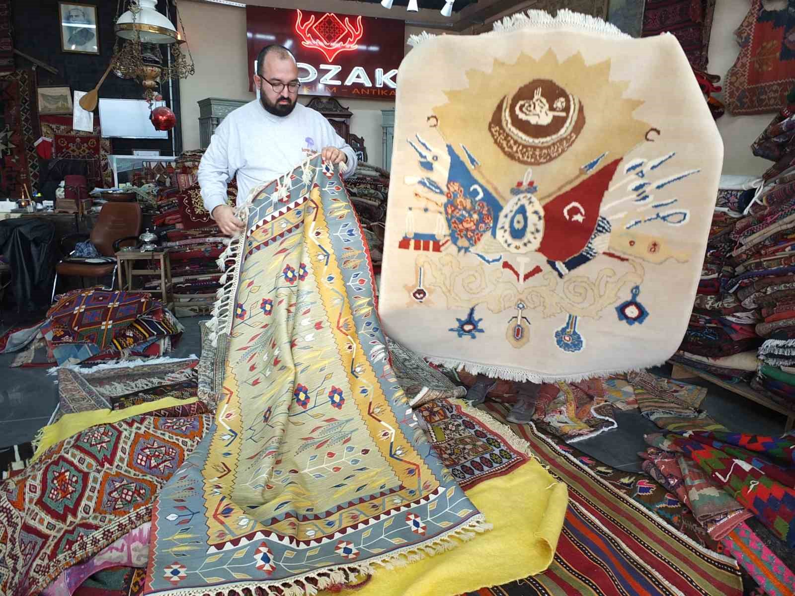 Balıkesir&rsquo;de eski halı ve kilimler ekonomiye kazandırılıyor
